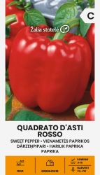 Pepper Sweet Quadrato D Asti Rosso Seeds